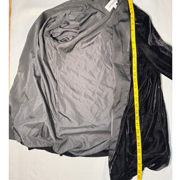 BB Dakota Women’s Black Evening Party Velvet Blazer Jacket Size S - Picture 4 of 12